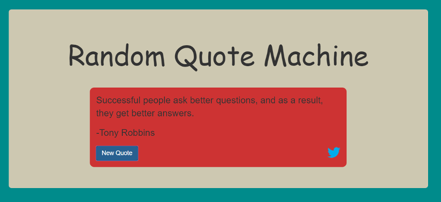 Random Quote Machine